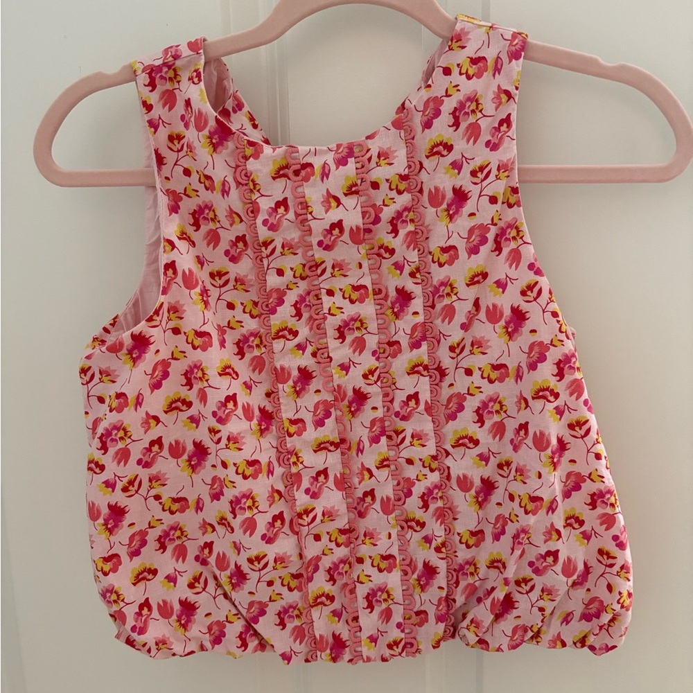 Crewcuts Pink and Yellow Floral Kids Matching Set